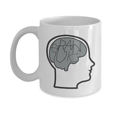 Imagem de Caneca de café Brain Juice - Caneca divertida - Ideia exclusiva de presente de cerâmica