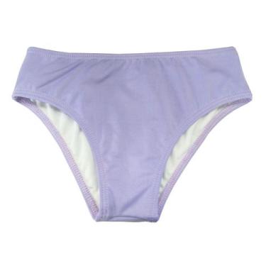 Imagem de Biquíni Infantil Calcinha Avulsa Proteção UV Cores Costão, Lilás, 6-9M