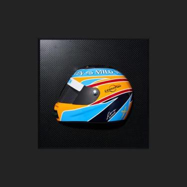 Imagem de Quadro 3D Decorativo Helmet R26 FA Azul G53 - Gran Belo