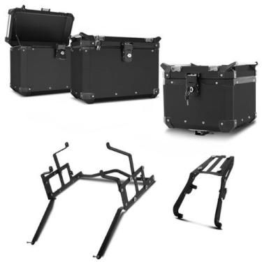 Imagem de Kit completo baús 35/33 litros super adventure yamaha xt 660r 2005/09,