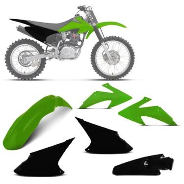 Imagem de Kit plástico personalizado crf 230f 2008 à 2014 - 4 itens (paralama di