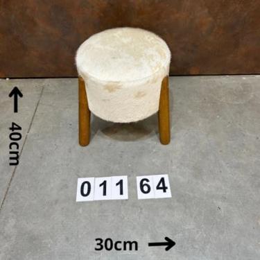 Imagem de Puff de Couro Redondo 40x40 | 01164