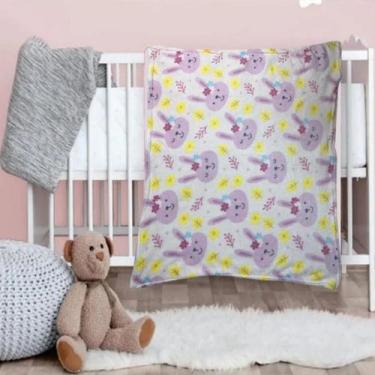 Imagem de Manta Cobertor Macio Para Bebê Confort Baby Hazime 110x90cm Antialergi