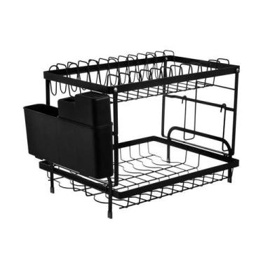 Imagem de Escorredor de Louças Home Style Doble One, PRETO
