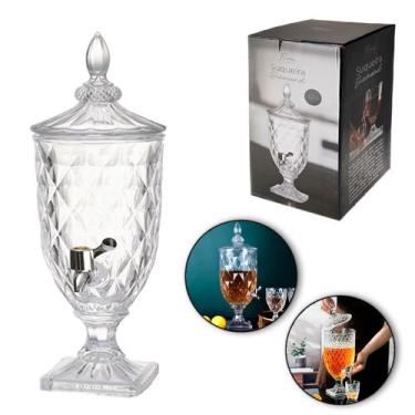 Imagem de Suqueira de Vidro com Base Diamond Flux 3,2L - FLASHGOODS