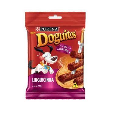 Imagem de Bifinho Doguitos Nestlé Purina Linguicinha para Cães Adultos Sabor Car