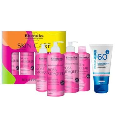 Imagem de Kit Skincare Rosa Mosqueta Ultra Hidratante Pele Seca Rhenuks, Proteto