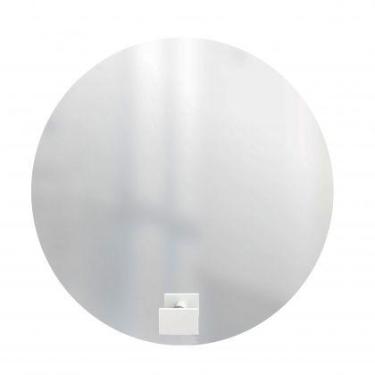 Imagem de Espelho Funcional Hook Branco 50 Cm Redondo - e2g Design