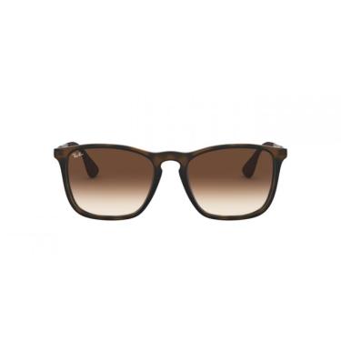 Imagem de Óculos de Sol Ray-Ban Chris RB 4187 856/13 Marrom Degradê e Havana 54