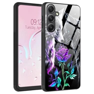 Imagem de SichKards Capa para celular Galaxy S25 Plus, traseira de vidro líquido e bordas macias de TPU, aderência lateral antiderrapante, proteção contra quedas, ajuste fino, carregamento sem fio compatível