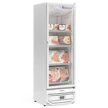Imagem de Freezer Expositor Vertical 1 Porta De Vidro Gcvc45 Gelopar Expositor 445 Litros Branco 220v