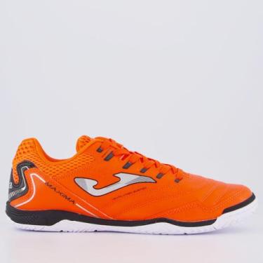 Imagem de Chuteira Joma Maxima Futsal Laranja, 40