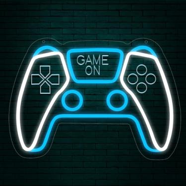 Imagem de Lumoonosity Placa De Neon Para Gamers - Placa De Neon Para Jogos Para Configuração De Jogos, Quarto, Decoração De Parede - Placa De Neon Para Sala De Jogos Alimentada Por Usb - Luzes Led Para Jogos