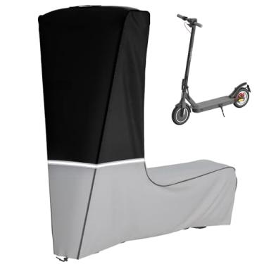 Imagem de Kistrba Capa de scooter elétrica, tecido Oxford 600D resistente, proteção impermeável para todos os climas para E-Scooters 500-2000W, armazenamento externo de ajuste universal