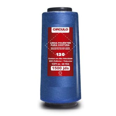 Imagem de Linha Poliester Circulo Costura 1500 Jardas Cor - 289 Pacifico