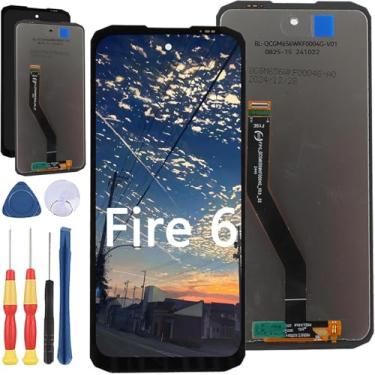 Imagem de Yuxyiony Nova tela de substituição para tela de reparo de tela LCD Doogee Fire 6 e acessórios de ferramenta de substituição