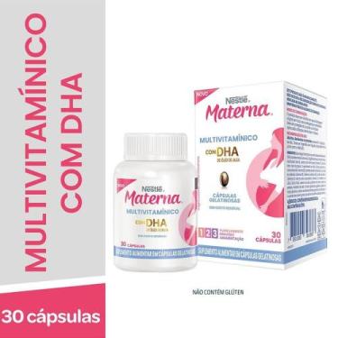 Imagem de Suplemento Alimentar Materna Multivitamínico DHA Nestlé - Embalagem co