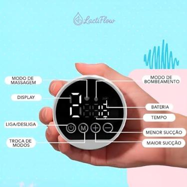 Imagem de Bomba Tirar Leite Elétrica Extratora Portátil USB Cor: Branco(STO2607BR)
