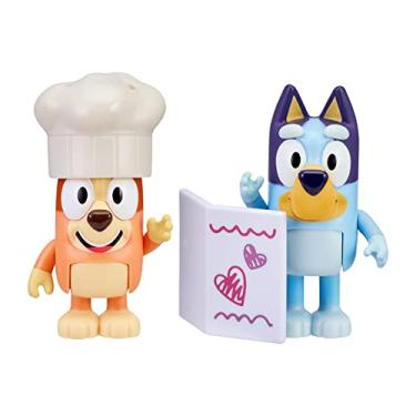Imagem de Moose Toys Bluey Fancy Restaurant Action-Figur, 2 Stück, Bluey & Bingo