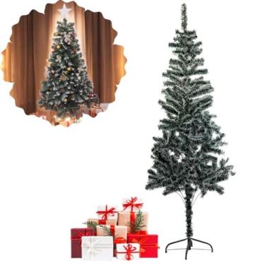 Imagem de Árvore de Natal Nevada Verde, 1,80 m, 320 Galhos