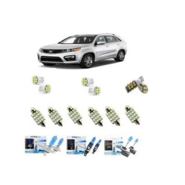 Imagem de Kit Lâmpadas Super Branca + Led Kia Sorento - Blue Lion