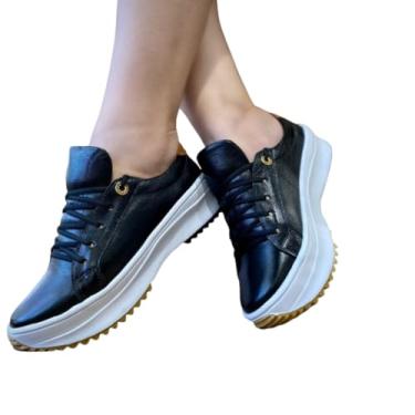 Imagem de Tênis Feminino em Couro Legítimo - Hera