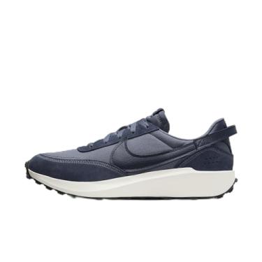 Imagem de Nike Tênis masculino Waffle Debut SE (FJ4196-001, carbono claro/azul trovão/branco Summit), Carbono claro/azul trovão/branco Summit, 45