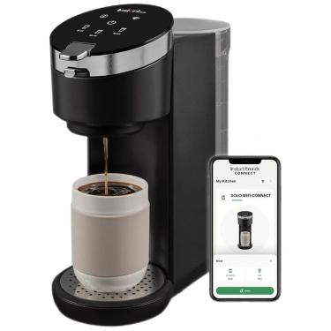 Imagem de Máquina de Café 1,1L com APP para Celular e 3 Tamanhos de Preparação, 110V 1000W, Instant, Preta