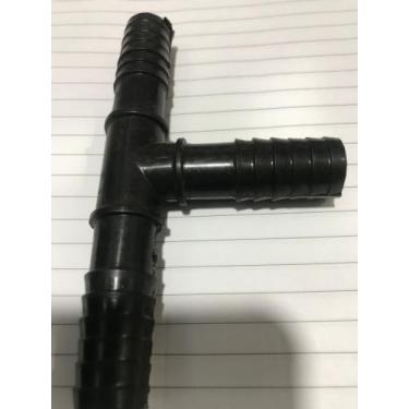 Imagem de Tee de 1/2 para mangueira de irrigação interno de pvc Kit com 10 pcs -