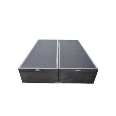Imagem de Baú Casal Bipartido - RN Cama Box, Cinza