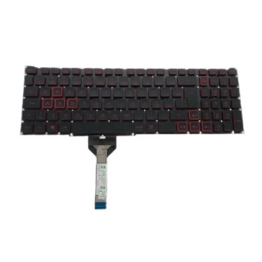 Imagem de Teclado Para Notebook Acer Nitro An515-57 Flat Fino Led Red