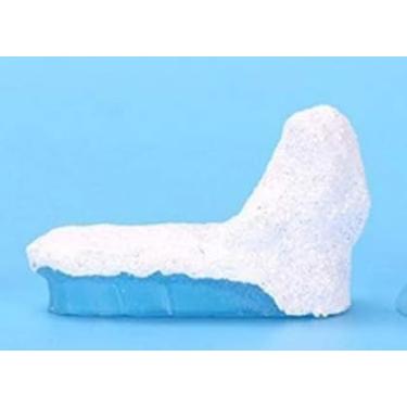 Imagem de Blue Arctic Iceberg 3D Model with Polar Bear Sculpture, Christmas Decor, Cake and Cupcake Topper for Holiday Baking, Miniature Craft Accessory for Home