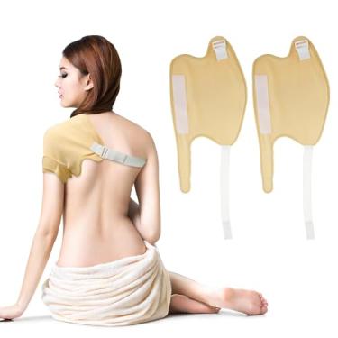 Imagem de Embalagem de óleo para ombro, embalagem de óleo, algodão orgânico, reutilizável, à prova de vazamento, pacote de óleo essencial ajustável, sem bagunça, para ombro