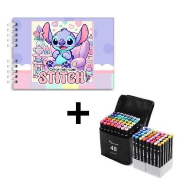 Imagem de Livro Colorir Stitch Estilo Bobbie Goods 50 Folhas 180G Capa - Livro D