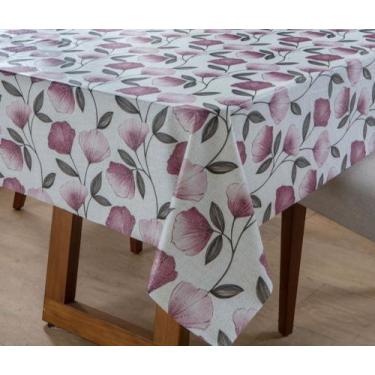 Imagem de Toalha de mesa Limpa Facil impermeável Jolitex Emborrachada, Floral Gl