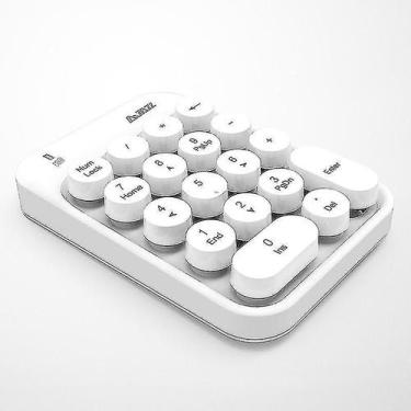 Imagem de Conjuntos de acessórios de computador ajazz ak18 2.4g mini teclado num