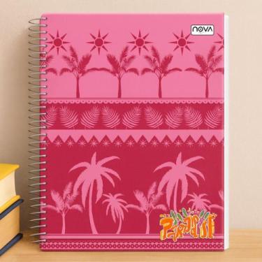 Imagem de Caderno Tropical Feminino Capa Dura Univ 10 Matérias 160 FLS- Inspiraç