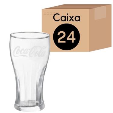 Imagem de Jogo de 24 Copos Coca Cola Vidro 300ML Nadir Transparente - Nadir Figu