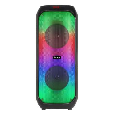 Imagem de Caixa De Som Portatil Sumay SM-CAP 51 Fire Bluetooth com LED`s Multicor 1000W RMS 