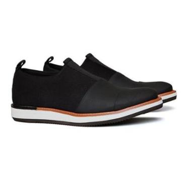Imagem de Sapato Casual Tailan Masculino Fusionado/neopreme Preto Samello-Masculino
