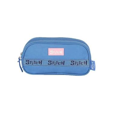 Imagem de Estojo Triplo, Luxcel, Stitch, Azul