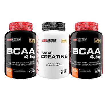 Imagem de Kit 2x BCAA 4.5 - 100g + Creatine 300g - Bodybuilders-Unissex