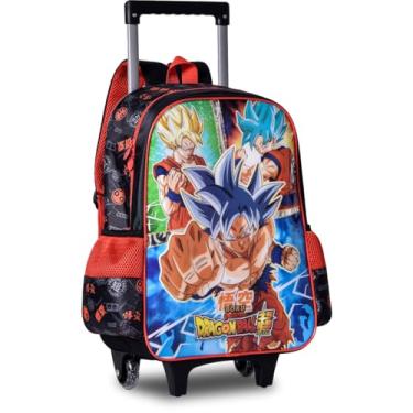 Imagem de Mochila Infantil com Rodinha, Clio, Dragon Ball Super, com 3 peças