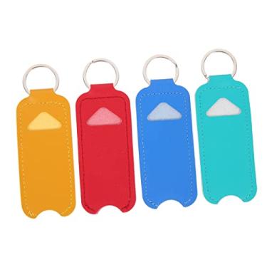 Imagem de Bolsa de armazenamento de batom de poliuretano, 4 peças, porta-chaves, porta-batons, bolsa de manga para organização de maquiagem, festas de viagem