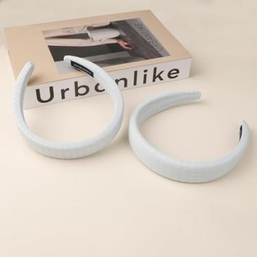 Imagem de Bandanas largas acolchoadas em pastel – acessórios de cabelo acolchoados com esponja macia para mulheres, perfeitos para conforto e estilo todos os dias