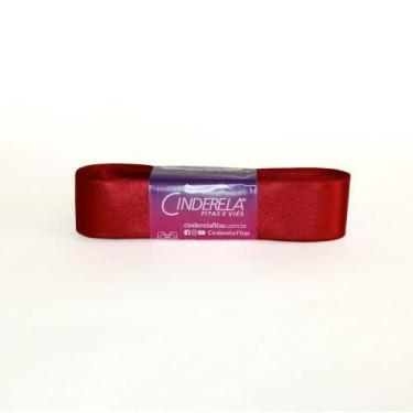 Imagem de Fita de Cetim 22MM 10M Vermelho Paixão - Fitas Cinderela