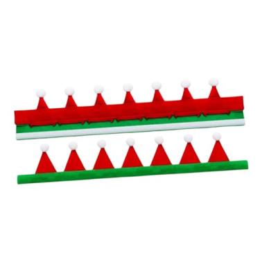 Imagem de UGPLM Conjunto de 2 para rédeas de cavalo natalinas, decoração de Natal para cavalos, decoração de rédeas equestres para festas, aniversários e, Verde E Vermelho