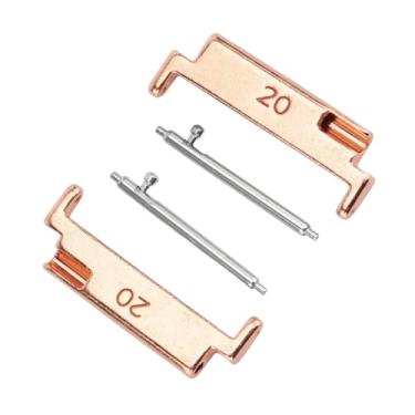 Imagem de HEEPDD Para Smartwatch Strap Customization Watch Watch NAN Compatível Intercambieado Ajustável NAN (Ouro Rosa)