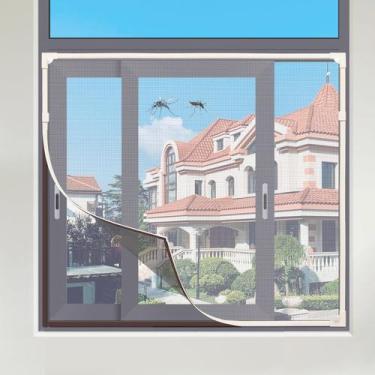 Imagem de Tela de janela magnética Maguesh 81x58 cm Malha de fibra de vidro