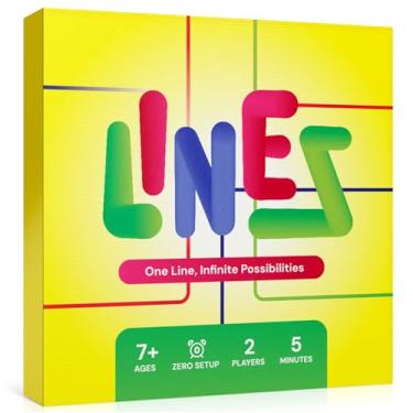 Imagem de LINES – Fun & Clever 2-Player Memory and Strategy Card Game for Kids, Teens & Adults, Ages 7+, Fast-Paced Head-to-Head Game of Logic, Focus & Deception, Perfect for Travel, Parties & Game Night